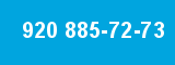 920 885-72-73 920 885-72-73